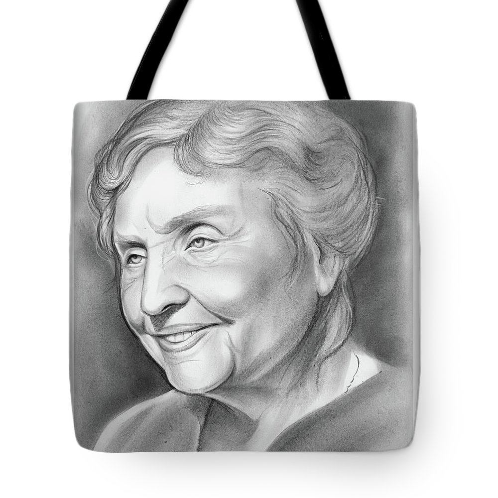 1000x1000 Helen Keller Tote Bag For Sale - Helen Keller Drawing
