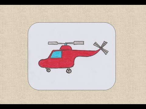 480x360 How To Draw Helicopter For Kids - Helicopter Drawing For Kids