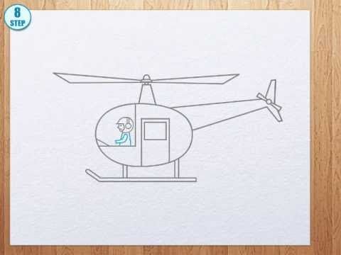 480x360 How To Draw Helicopter - Helicopter Drawing For Kids