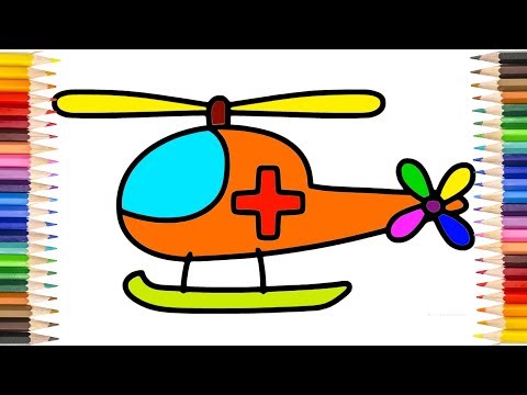 480x360 download how to draw ambulance helicopter drawing and coloring - Helicopter Drawing For Kids