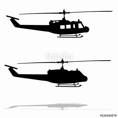 500x500 Silhouette Of Helicopter Vector Drawing Stock Image And Royalty - Helicopter Drawing Images