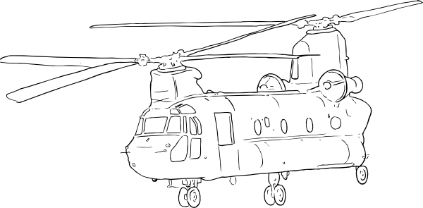 600x295 Drawing Helicopters Transparent Png Clipart Free Download - Helicopter Drawing Pictures