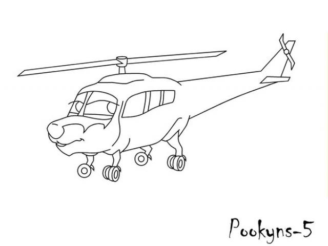 640x480 Drawn Helicopter Line Art - Helicopter Line Drawing