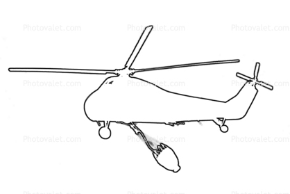 418x279 Firefighting Helicopter Line Drawing, Outline Images, Photography - Helicopter Line Drawing