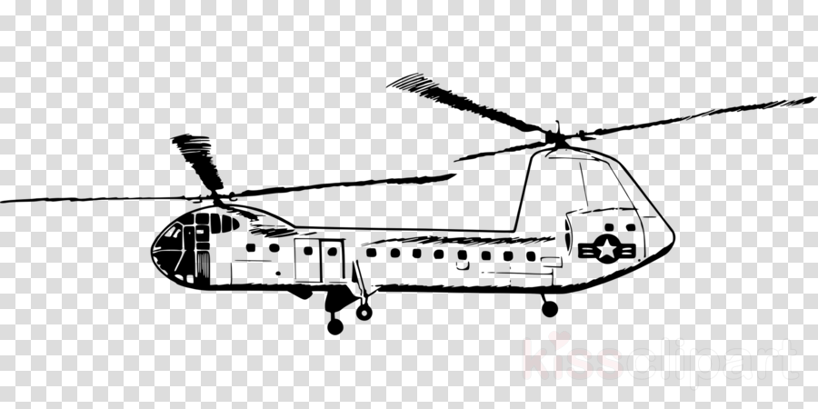 900x450 Helicopter, Drawing, Line, Transparent Png Image Clipart Free - Helicopter Line Drawing