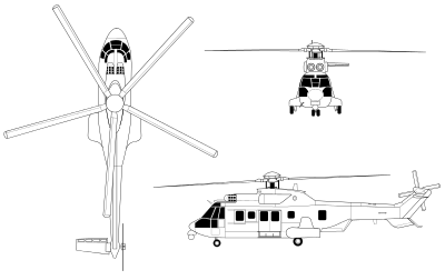400x252 Airbus Helicopters - Helicopter Line Drawing