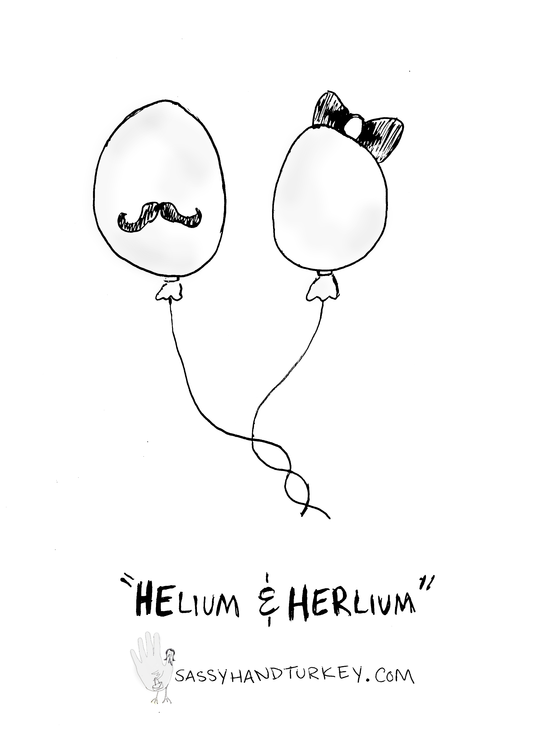 2304x3072 helium herlium sassy hand turkey - Helium Drawing