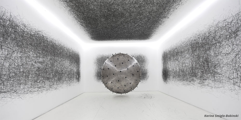 847x424 a helium balloon that does its own charcoal drawings - Helium Drawing