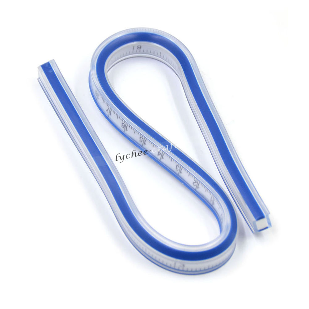 1000x1000 Fabric Snake Shaped Flexible Helix Drafting Drawing Curve Ruler - Helix Drawing