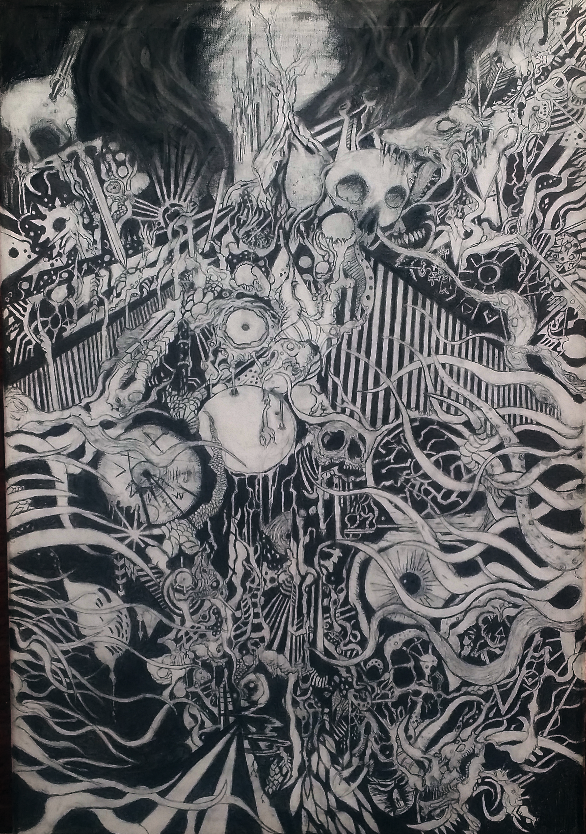 2322x3306 Hell Sweet Home - Hell Drawing