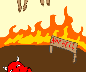 300x250 Without A Doubt, This Is Hell Drawing - Hell Drawing