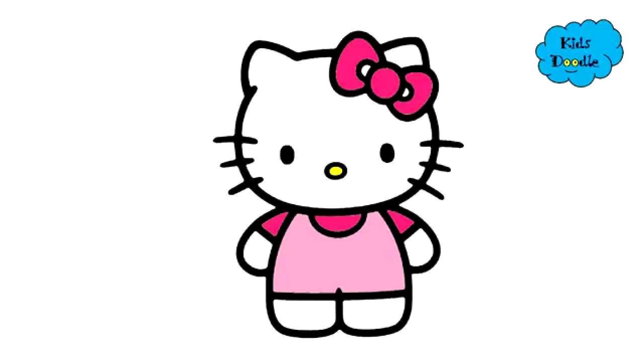 Рисование hello kitty. Хелло Китти рисунок легкий. Рисовать Хелло Китти. Хеллоу Китти рисунок карандашом. Хэллоу Китти срисовать.