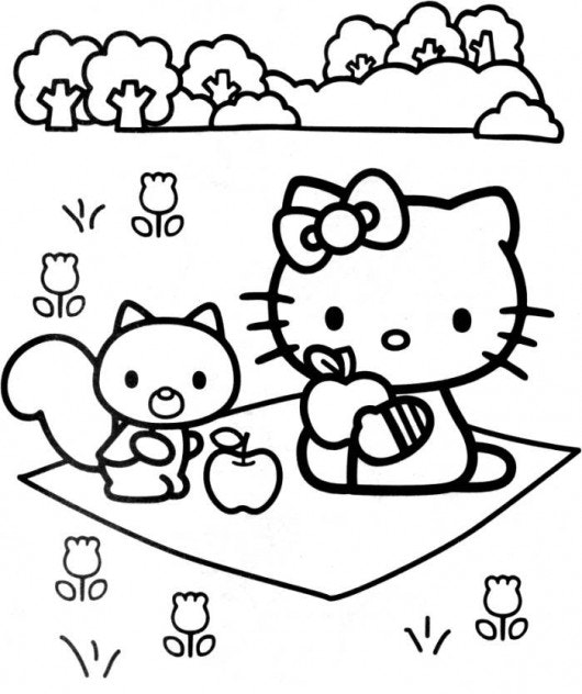 530x632 Hello Kids Coloring Pages - Hello Kids Com Drawing