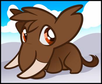 350x287 How To Draw How To Draw A Mammoth For Kids - Hello Kids Com Drawing