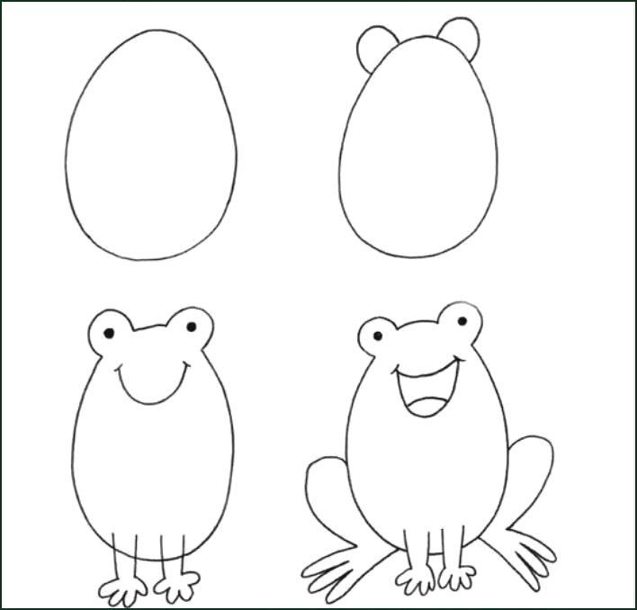 708x678 how to draw hello kitty step - Hello Kitty Cartoon Drawing