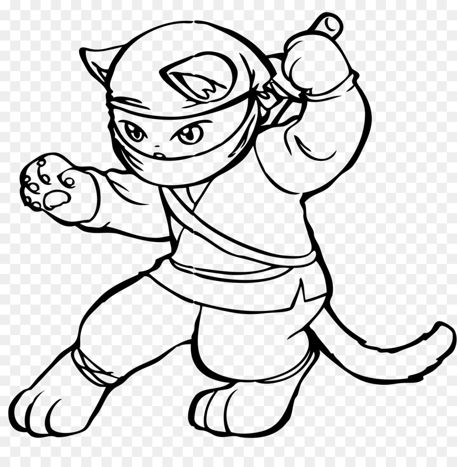 900x920 Ninja Cartoon Drawing Line Art Cartoon Drawing Ninja Hello Kitty - Hello Kitty Cartoon Drawing