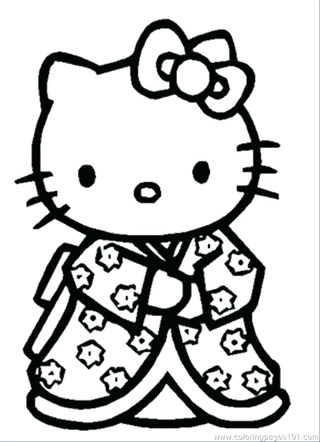 650x899 Free Coloring Pages Hello Kitty Games Of Drawing For Kids - Hello Kitty Drawing For Kids