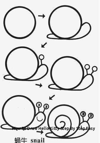 336x480 How To Draw Hello Kitty Step - Hello Kitty Drawing For Kids