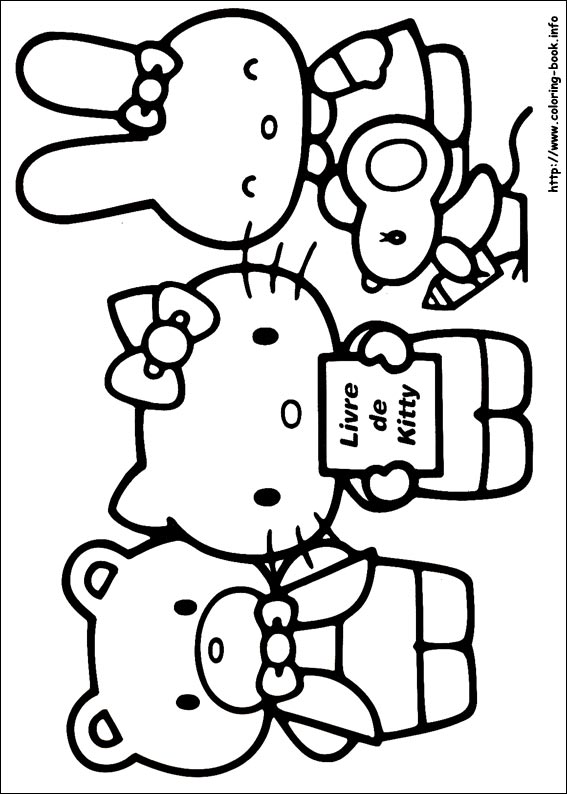 567x794 Hello Kitty Coloring Pages On Coloring - Hello Kitty Drawing Images