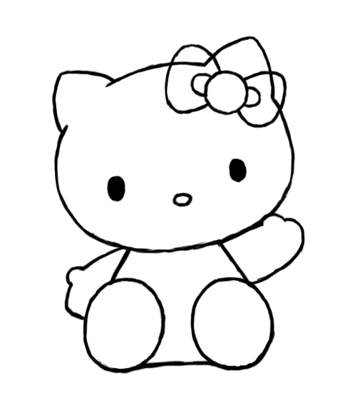 Как рисовать hello kitty как рисовать hello kitty