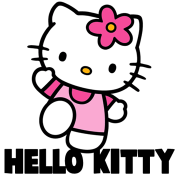 350x350 how to draw hello kitty with easy step - Hello Kitty Drawing Pictures