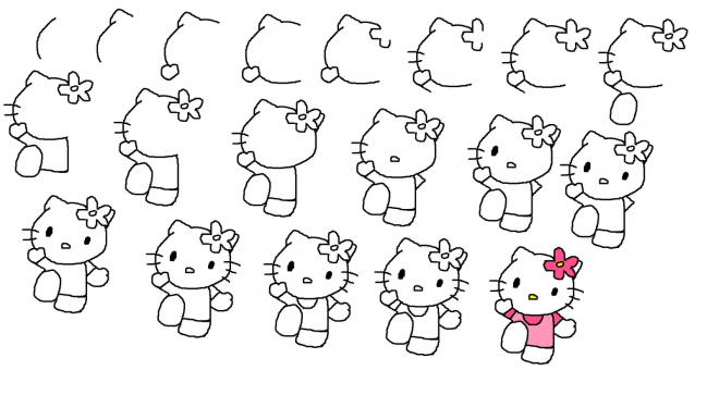 660x363 How To Draw Hello Kitty How To Instructions - Hello Kitty Drawing Step By Step