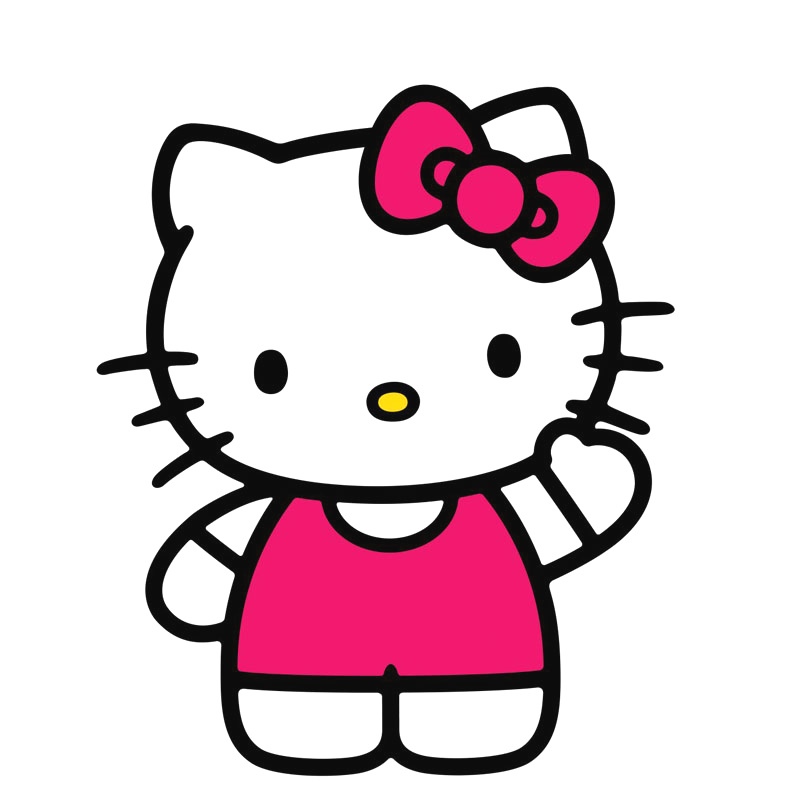 800x800 How To Draw Hello Kitty Easy Step - Hello Kitty Drawing Step By Step