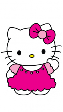 215x382 Quarter Drawing Cartoon Transparent Png Clipart Free Download - Hello Kitty Drawing Step By Step