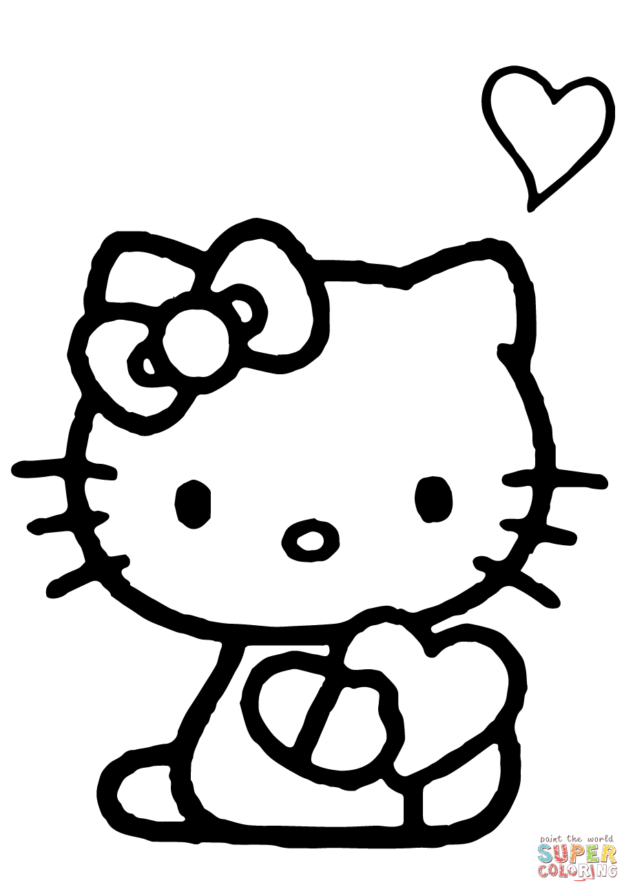 Download Hello Kitty Face Drawing at PaintingValley.com | Explore ...
