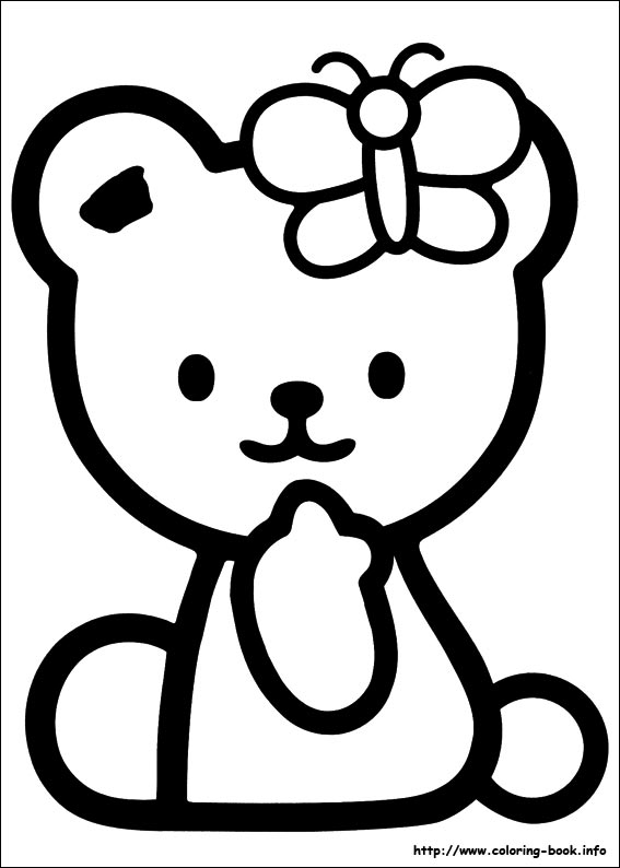 567x794 Hello Kitty Coloring Pages On Coloring - Hello Kitty Line Drawing