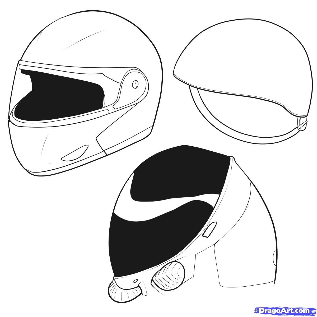 Helmet Drawing at PaintingValley.com | Explore collection of Helmet Drawing