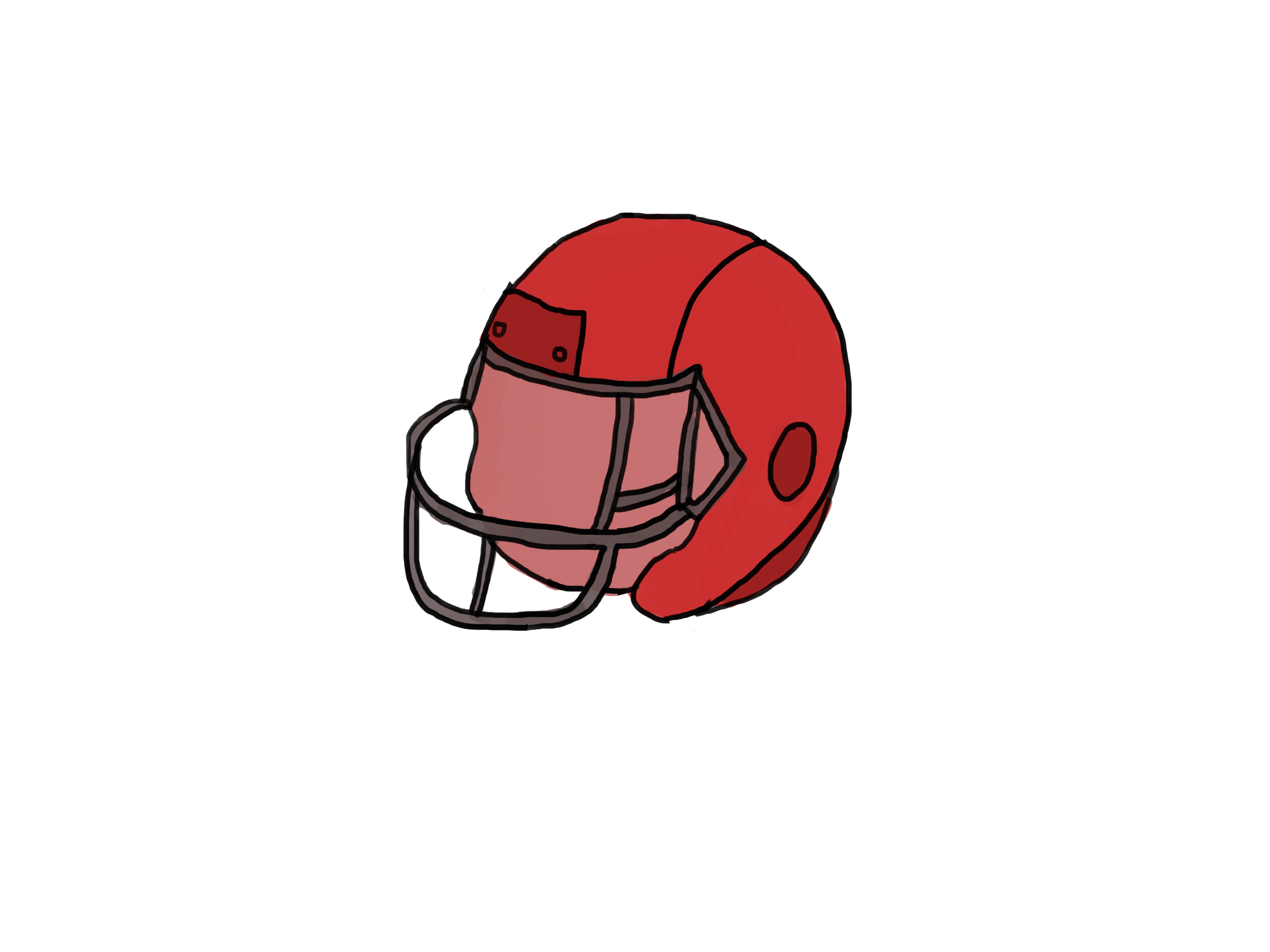 3200x2400 Ways To Draw A Football Helmet - Helmet Drawing