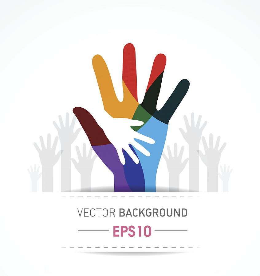 846x900 helping hand - Helping Hand Drawing