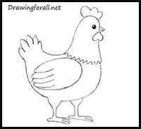 200x183 How To Draw Chickens Drawing Tutorials Drawing How To Draw - Hen Drawing