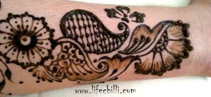 707x327 How To Draw Mehndi Designs Step - Henna Designs Drawing