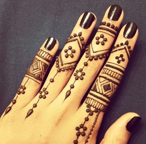 500x492 easy henna mehndi designs that you can draw yourself - Henna Designs Drawing