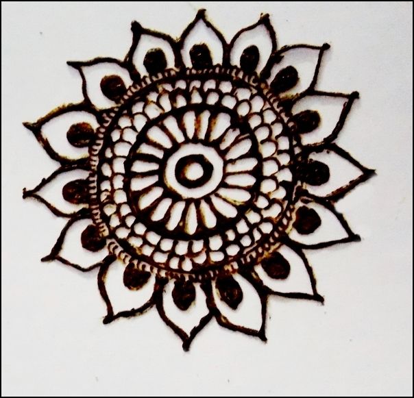 604x581 henna border designs drawings - Henna Designs Tumblr Drawing