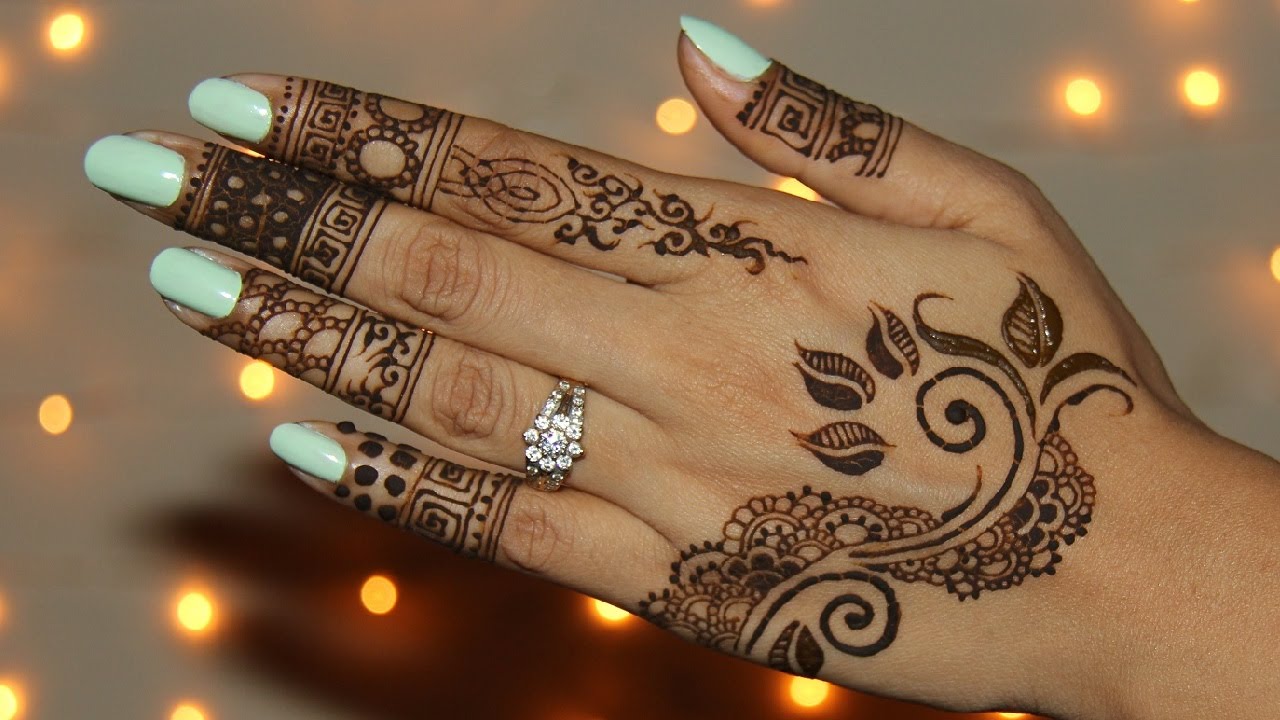 1280x720 How To Draw Unique Hennamehendi Design - Henna Drawings
