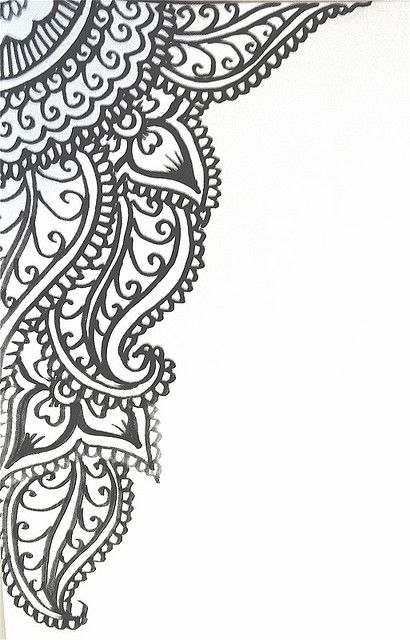 410x640 Sketch For Wedding Invitation Graphic Drawing + Painting + - Henna Drawings