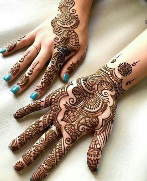 470x577 Henna Tattoo Designs - Henna Drawings On Hand
