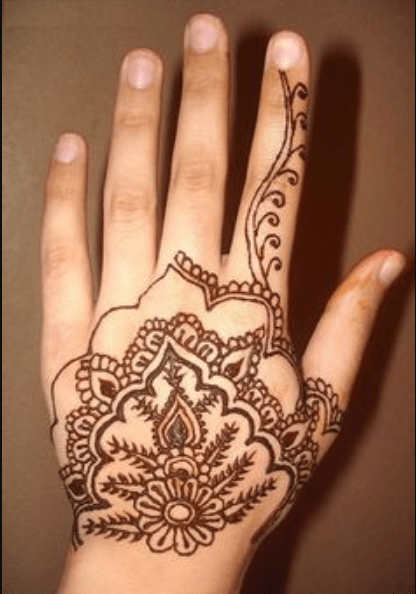 416x594 Beautiful Indian Henna Designs That You Can Draw Yourself - Henna Drawings On Hand