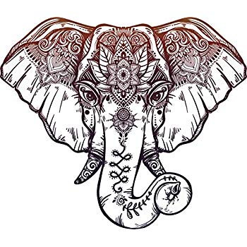 Henna Elephant Drawing at PaintingValley.com | Explore collection of ...