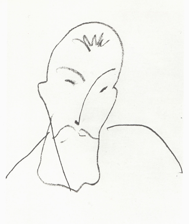 771x914 Portrait Of John Antoine Naun - Henri Matisse Drawings