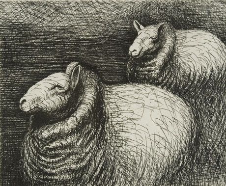 460x379 Ink Drawings Henry - Henry Moore Drawings
