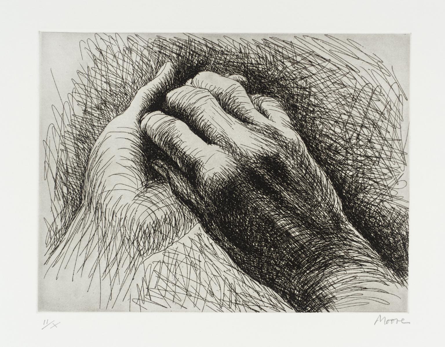 1536x1197 The Artist's Hand Ii', Henry Moore Om, Ch, Tate - Henry Moore Drawings