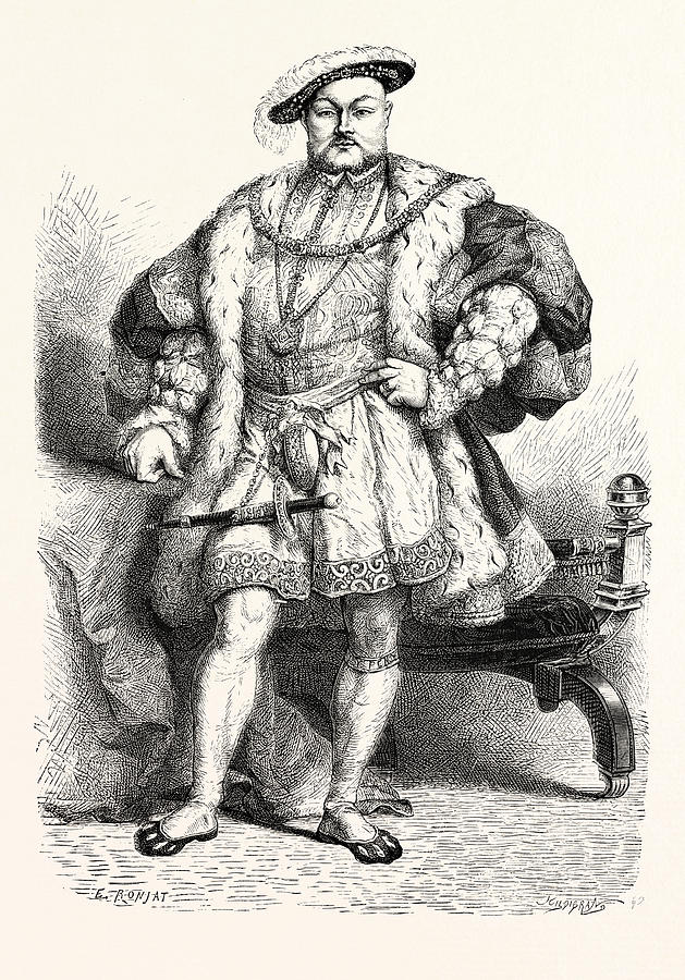 629x900 King Henry Viii Drawing - Henry Viii Drawing