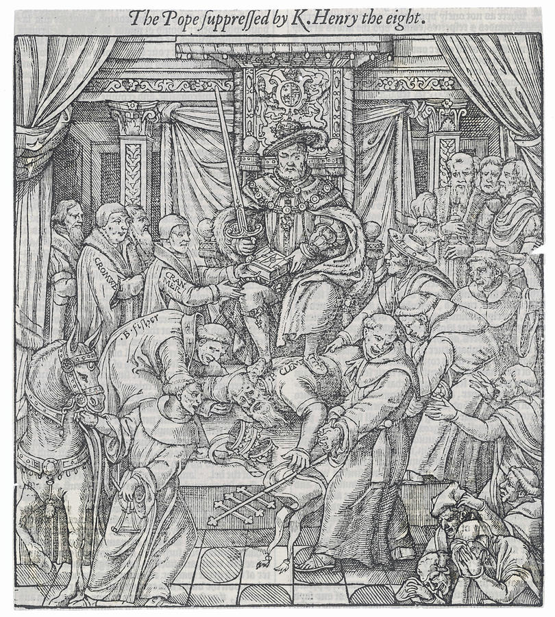 810x900 the pope suppressed - Henry Viii Drawing