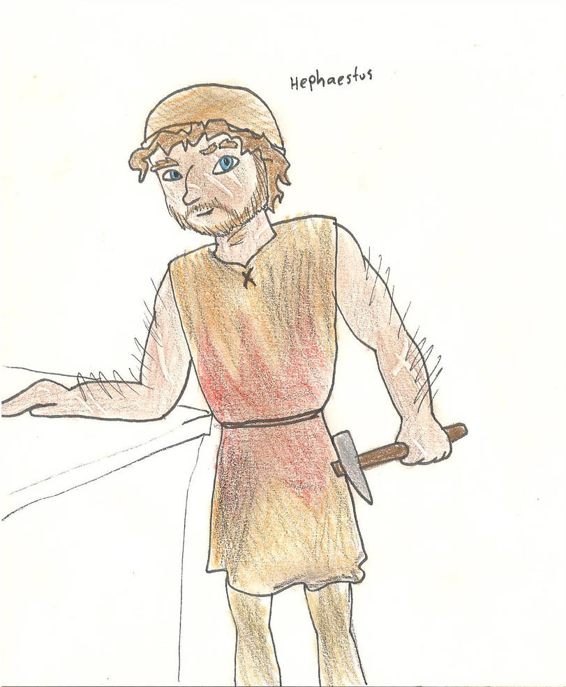811x985 Hephaestus - Hephaestus Drawing