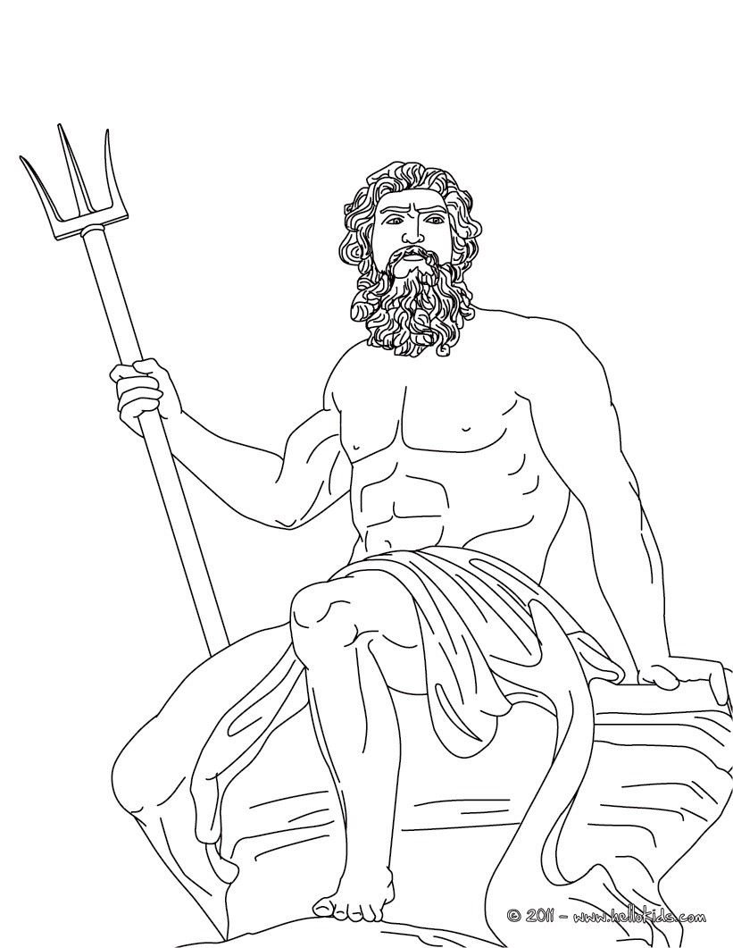 821x1061 Hephaestus The Greek God Of Fire Coloring Pages - Hephaestus Drawing