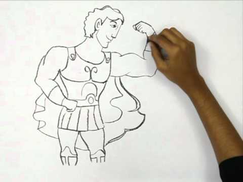 480x360 how to draw hercules - Hercules Drawing